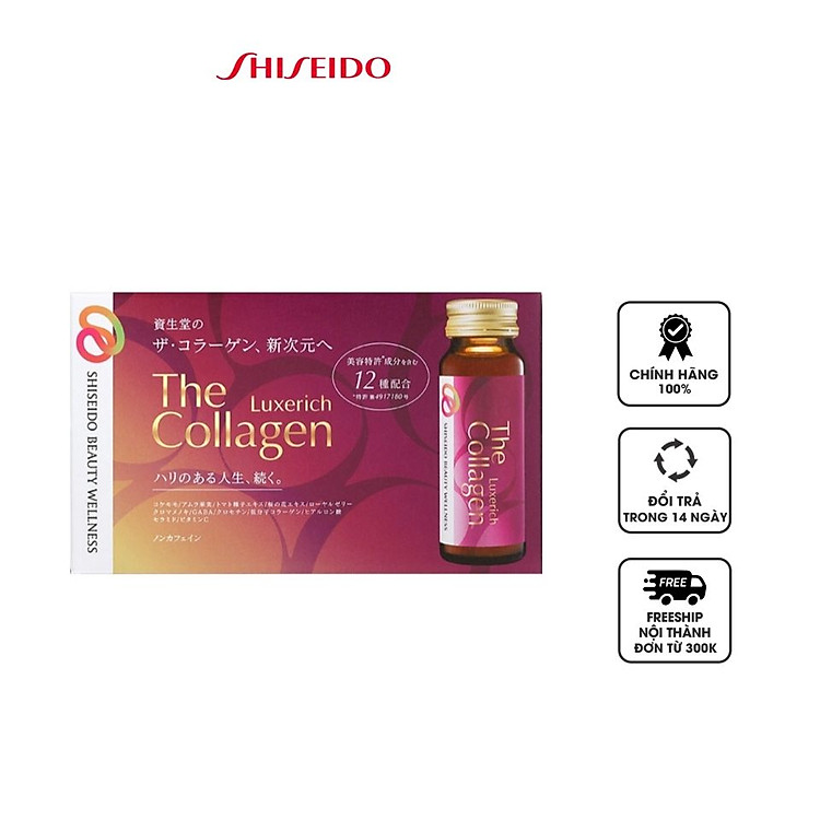 Nước Uống Collagen & CoQ10 Fine Japan Hộp 10 Chai x 50ml