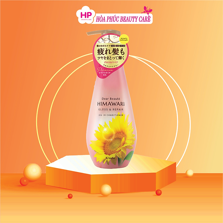 Dầu Xả Tóc Himawari – Phục Hồi Và Dưỡng Tóc Óng Ả (500g)