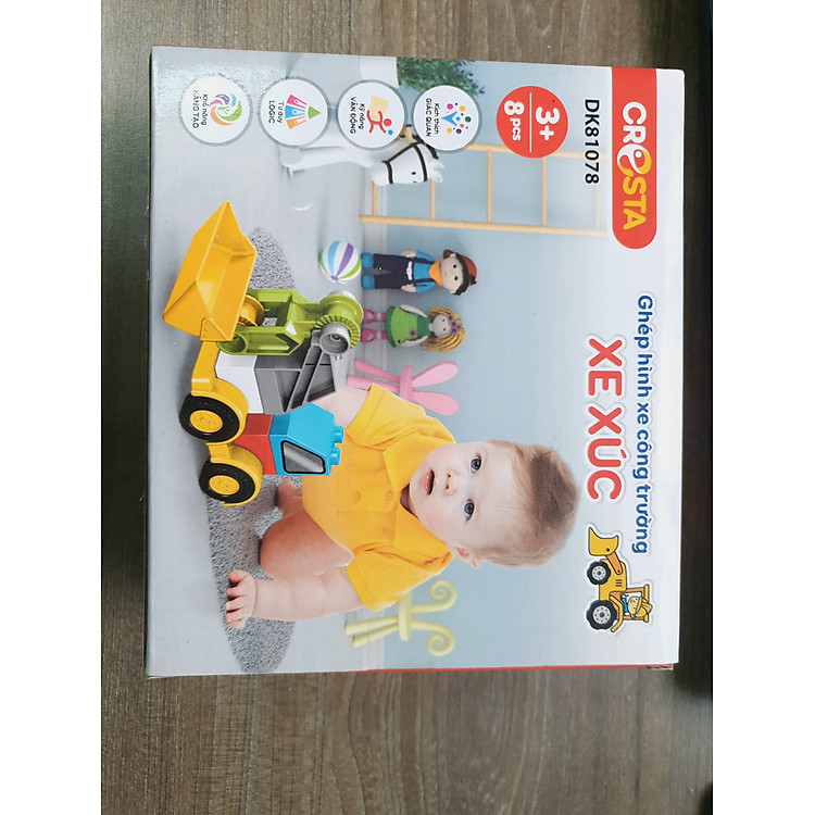 Đồ Chơi Xếp Hình Xe Công Trường DK81078 Chính hãng Giá rẻ - Hình ảnh 5