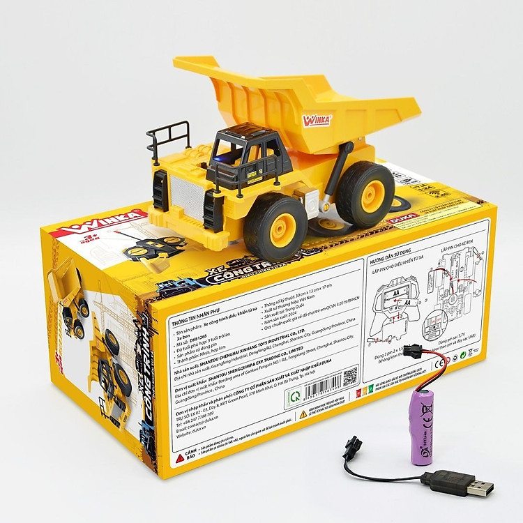 Mua Xe Ben Điều Khiển Từ Xa DK81268 Chính hãng Ưu đãi - Hình ảnh 4