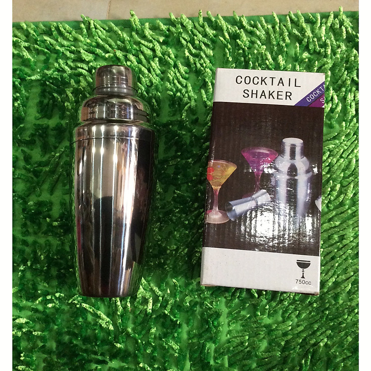 Bình lắc inox dày