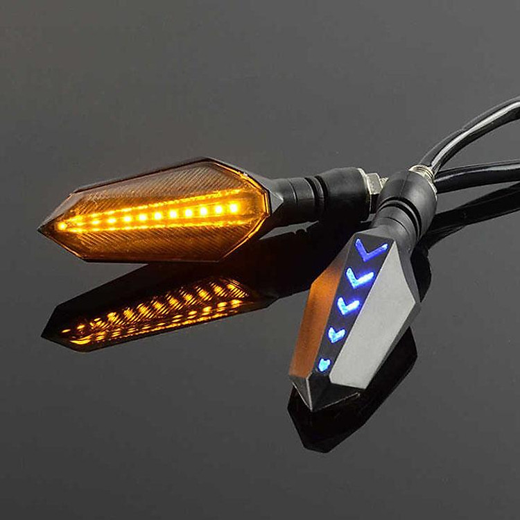 ĐÈN XI NHAN XE MÁY BÓNG LED L17 CHẠY HIỆU ỨNG AUDI SIÊU ĐẸP (MÀU VÀNG) DXNL17