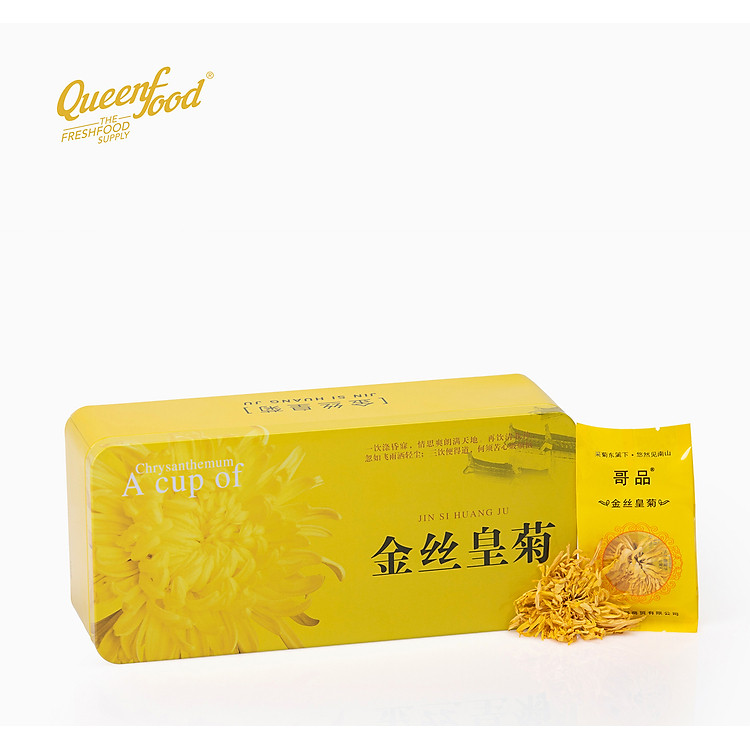 Hoa Cúc Sấy Khô Jing Si Huang Ju Hộp Thiết/ 20 bông