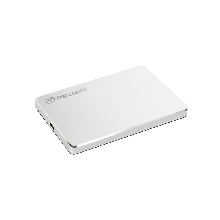 Ổ Cứng Di Động Transcend 2TB StoreJet 25C3S Extra Slim USB TypeC 3.1 Gen 1- Hàng Chính Hãng