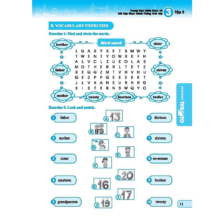 Global Success - Trọng Tâm Kiến Thức Và Bài Tập Thực Hành Tiếng Anh Lớp 3 (Tập 2) - Ảnh 7