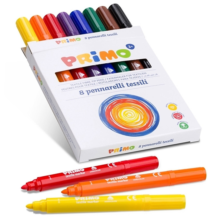 Bộ 8 Bút Lông Vẽ Trên Vải - Primo 611Pentx8