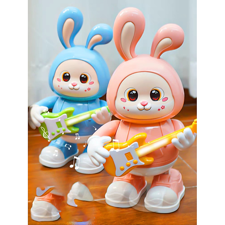 Mua Đồ chơi thỏ đánh đàn cho bé Chính hãng Tiết kiệm - Hình ảnh 4