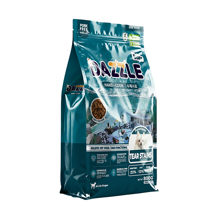 Thức ăn mềm cho chó Dazzle hỗ trợ hô hấp / chảy nước mắt 800G