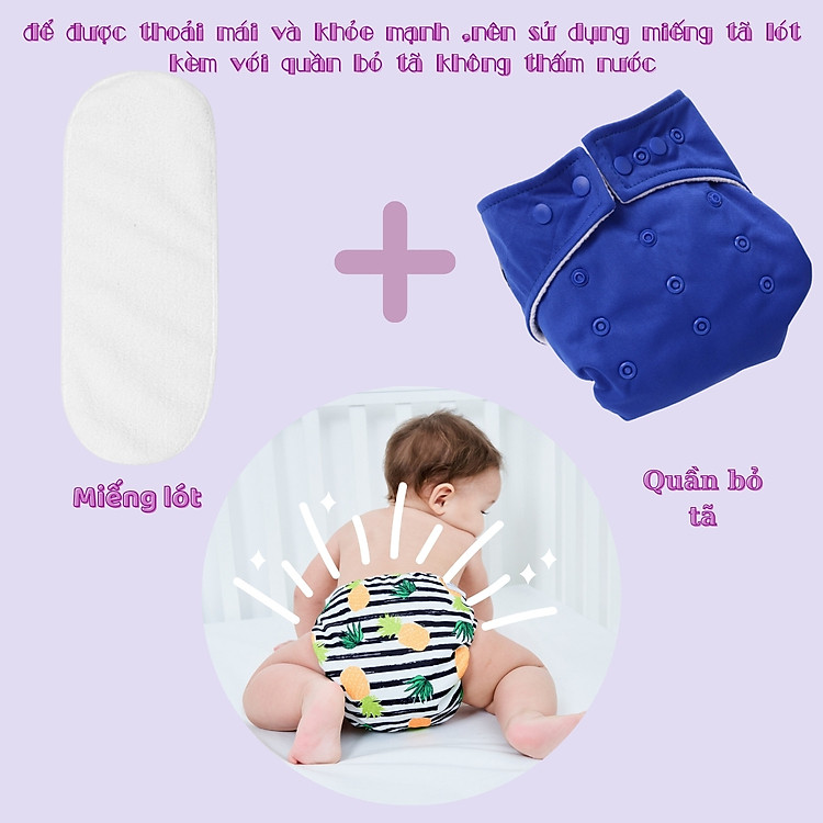 Miếng lót sơ sinh Miracle Baby tái sử dụng Chính hãng Giá tốt - Hình ảnh 3