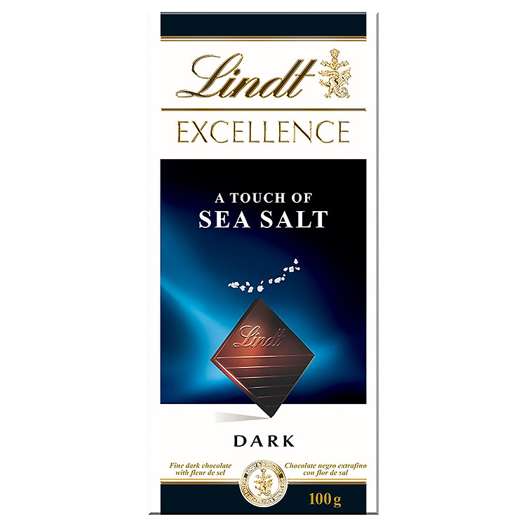 Sô cô la Lindt Excellence vị muối biển 100g
