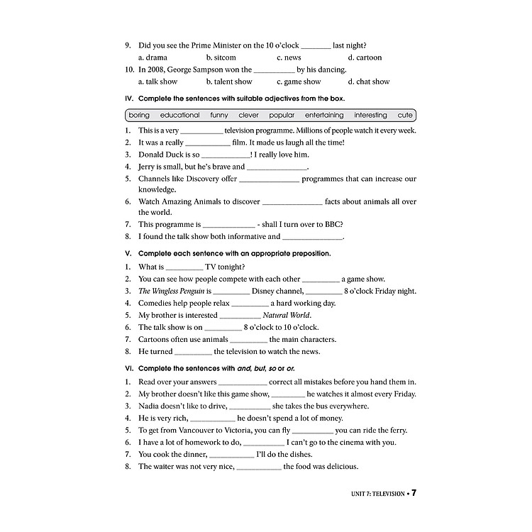 Bài Tập Tiếng Anh Lớp 6 Tập 2 (Có Đáp Án) - Ảnh 6