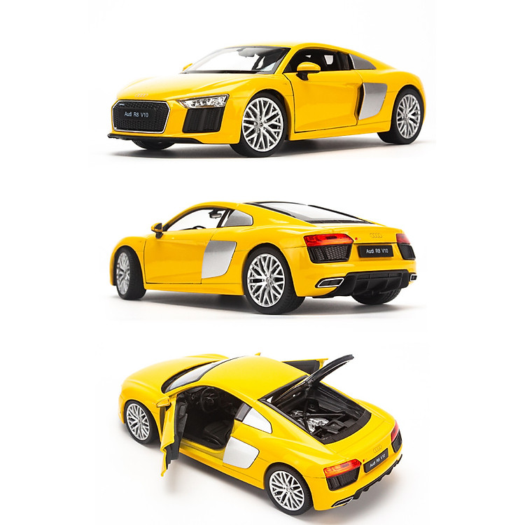Mô hình xe Audi R8 V10 1:24 Chính hãng Tiết kiệm - Hình ảnh 5