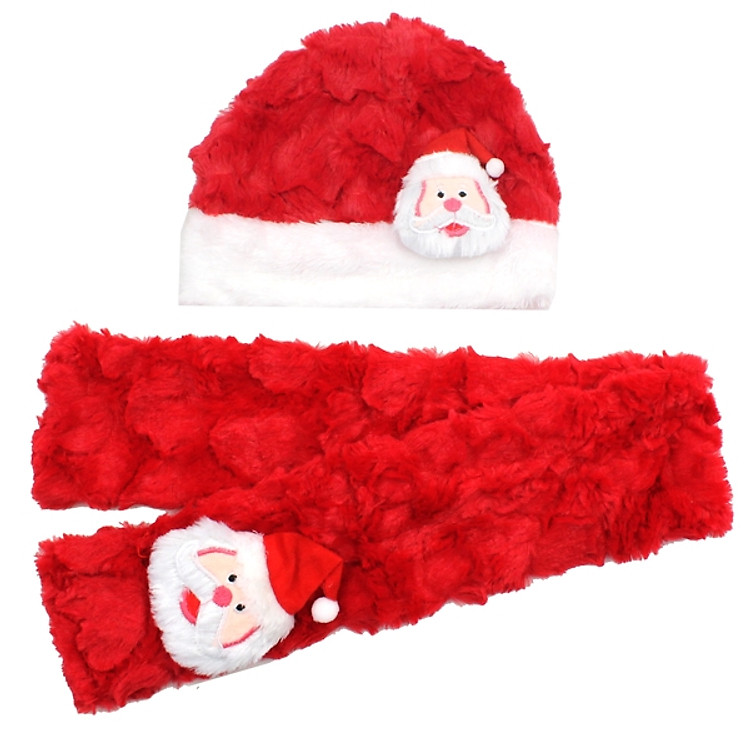 Bộ Mũ Và Khăn Choàng Giáng Sinh