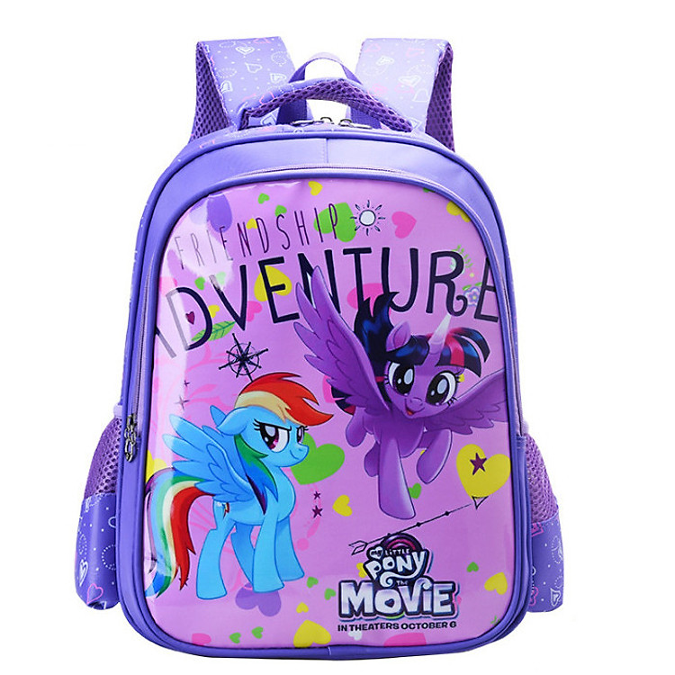 Balo bé gái Pony tím cấp 1