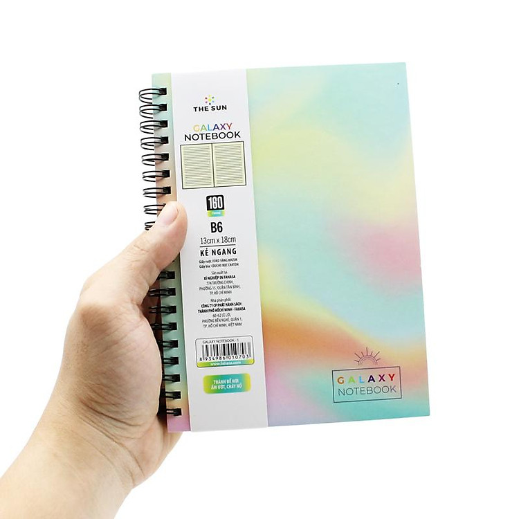 Sổ Lò Xo Bìa Cứng Galaxy B6 (160 trang 80gsm) - Ảnh 5