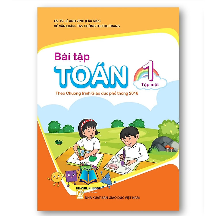 Sách - Bài tập toán lớp 1 ( tập 1, 2 - theo chương trình giáo dục phổ thông 2018 )