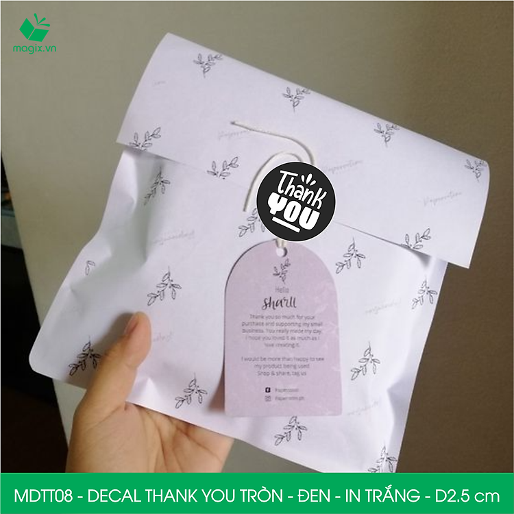 Sticker Thank You (1000 chiếc) - Ảnh 2