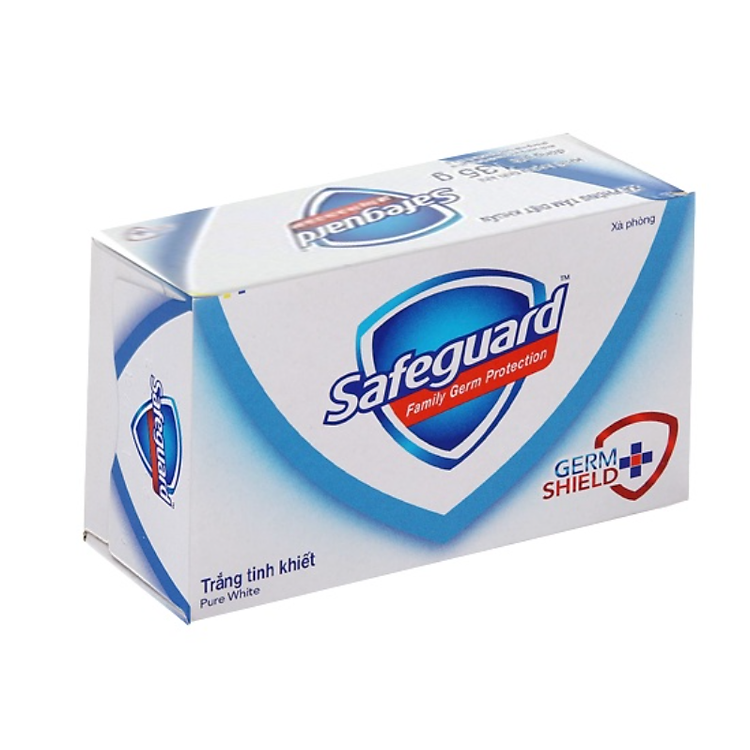 Combo xà phòng cục Safeguard trắng (115gx3)X24
