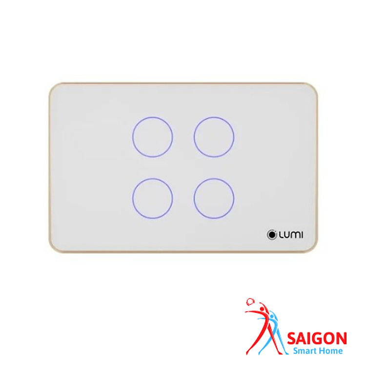 Công Tắc Thông Minh Luto 4 Nút/ Hàng Chính Hãng