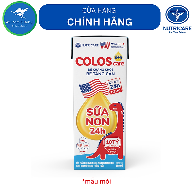 Mua tại Tiki: Thùng sữa công thức Nutricare ColosCare 180ml Tin cậy Chính hãng, giá tốt