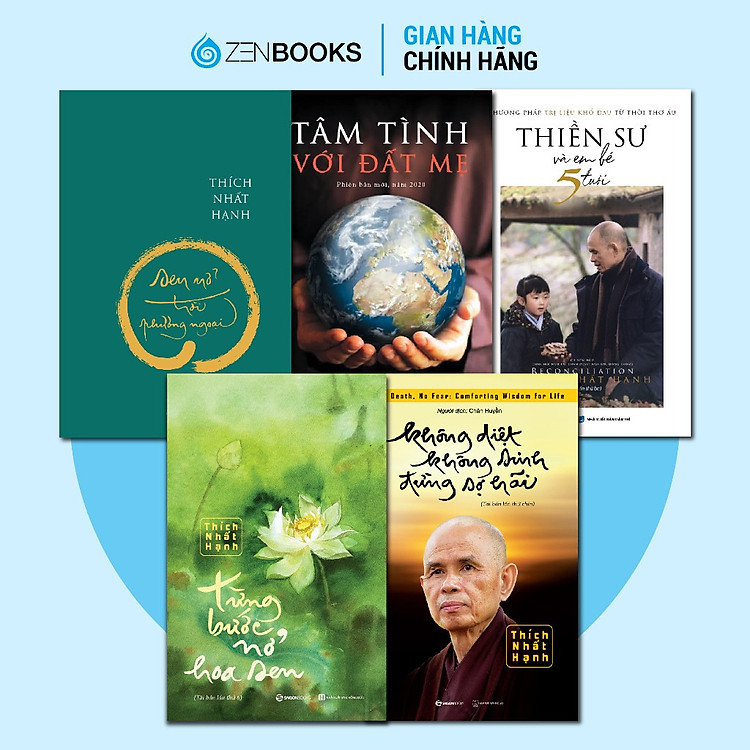 Bộ Sách 5 Cuốn Sách Của Thiền Sư Thích Nhất Hạnh