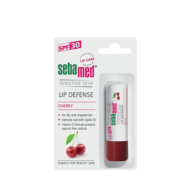 Son Dưỡng Bảo Vệ Chống Khô Và Nứt Môi Hương Cherry Sebamed pH5.5.5 (4.8g)
