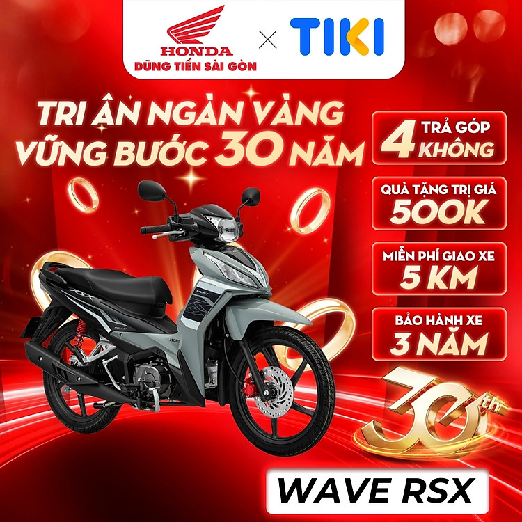 Xe Máy Honda Wave RSX 2026 Phiên Bản Thể Thao