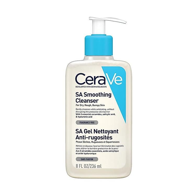 Sữa rửa mặt làm sạch & tẩy tế bào chết dịu nhẹ CeraVe SA Smoothing Cleanser 236ml