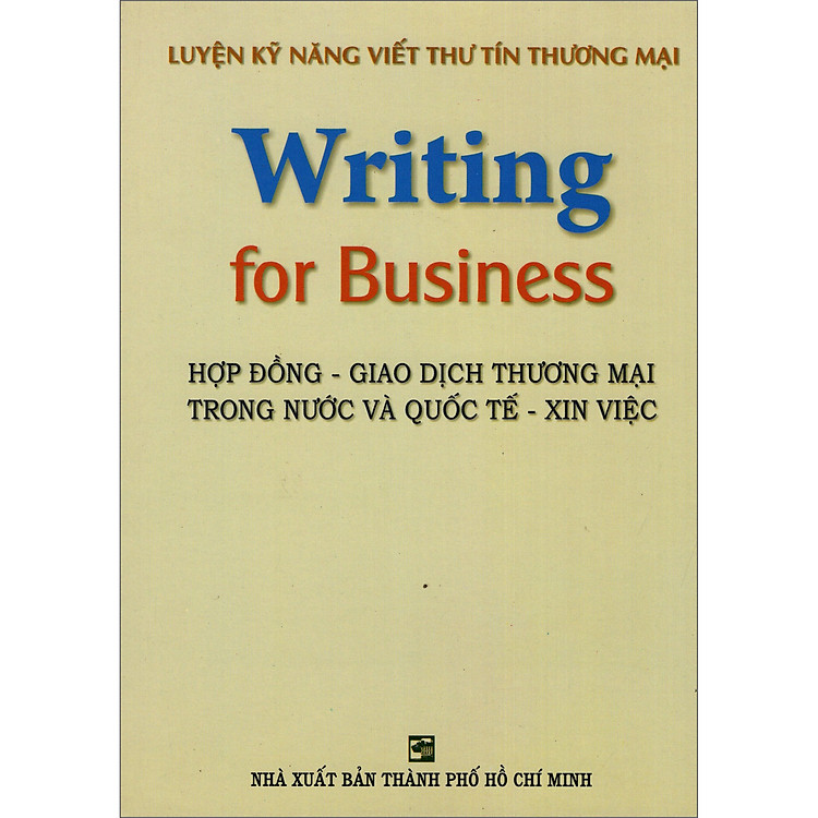 Luyện Kỹ Năng Viết Thư Tín Thương Mại