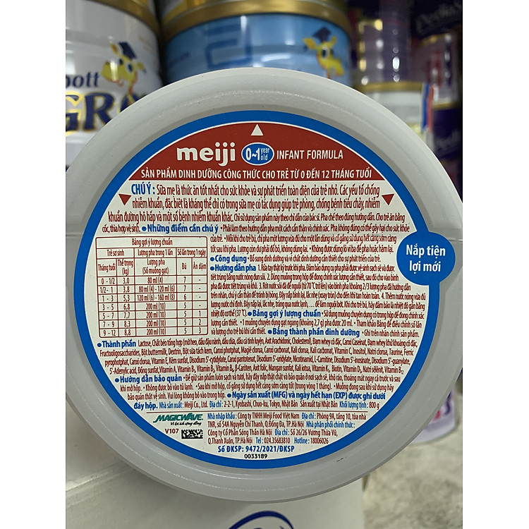 Sữa Meiji Nhập Khẩu Số 0 800g Chính hãng Giá tốt - Hình ảnh 4
