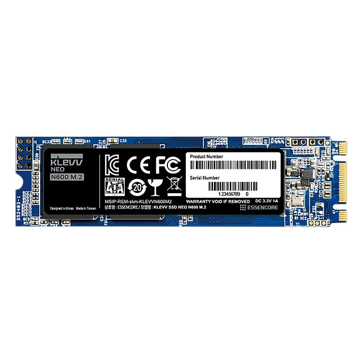 Ổ Cứng SSD Sata III M.2 120GB Klevv D120GAC-N600 - Hàng Chính Hãng