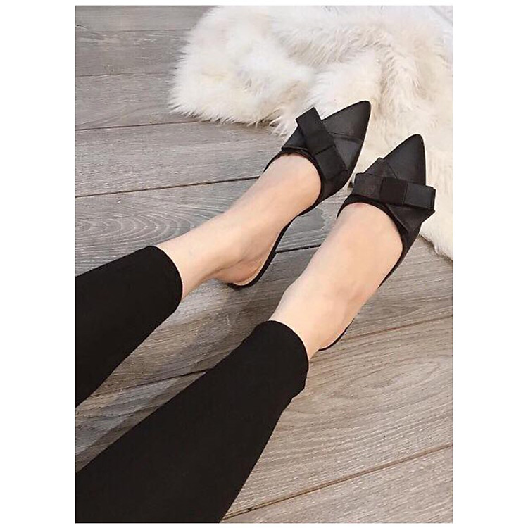 Dép sục nơ lụa siêu xinh