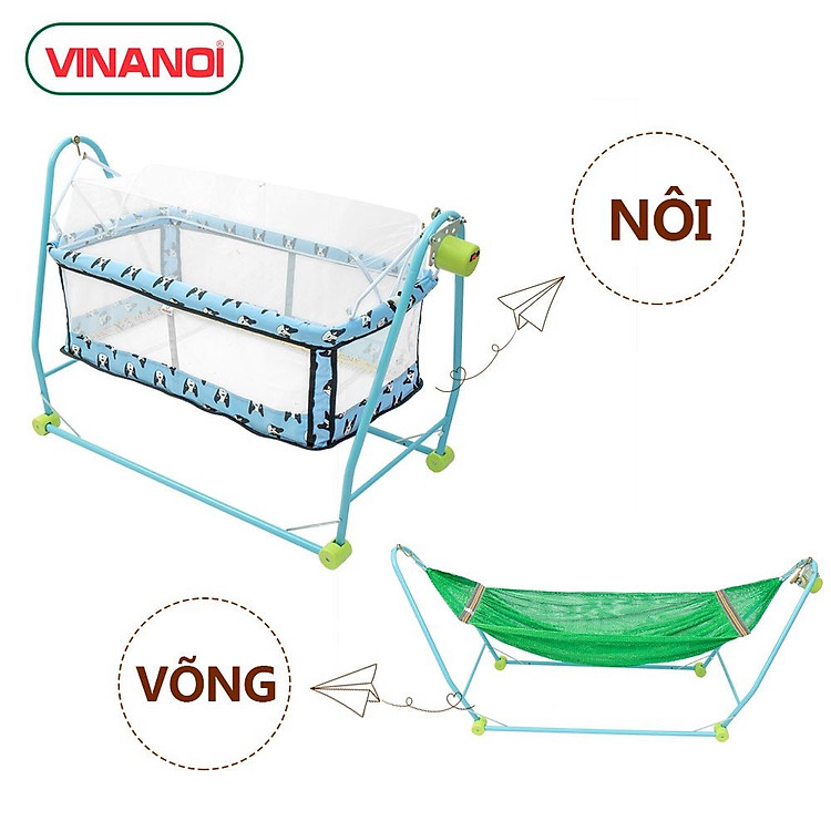 Mua tại Tiki: Nôi Võng Tự Động Đa Năng VINANOI Chính hãng, giá tốt