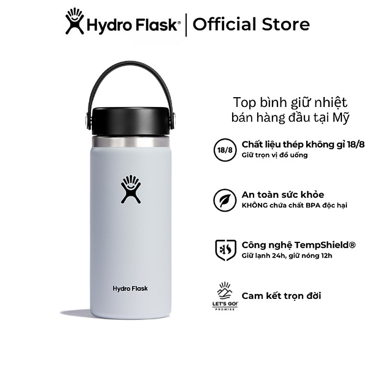 Bình giữ nhiệt Hydro Flask 16 OZ Wide Flex Cap LATAM | APAC ONLY - Hàng chính hãng(Season 2024)