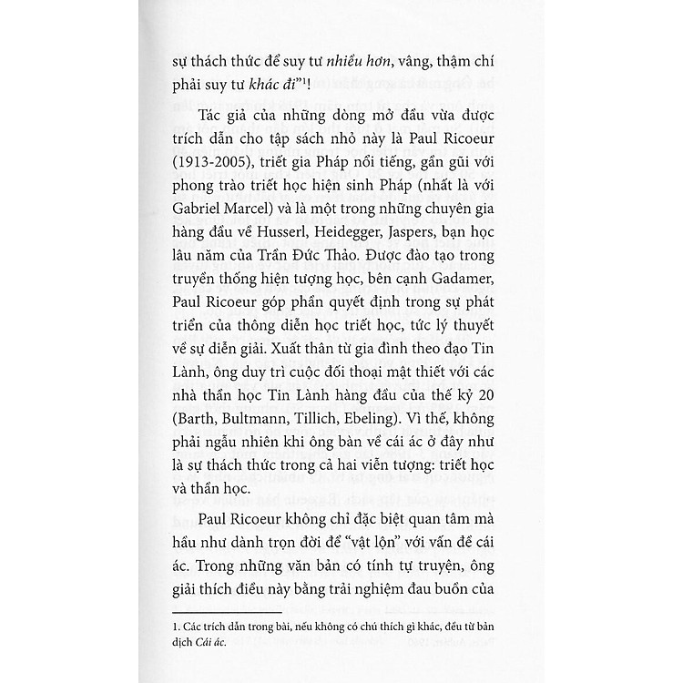 Cái Ác - Một Thách Thức Đối Với Tiết Học Và Thần Học - Ảnh 7