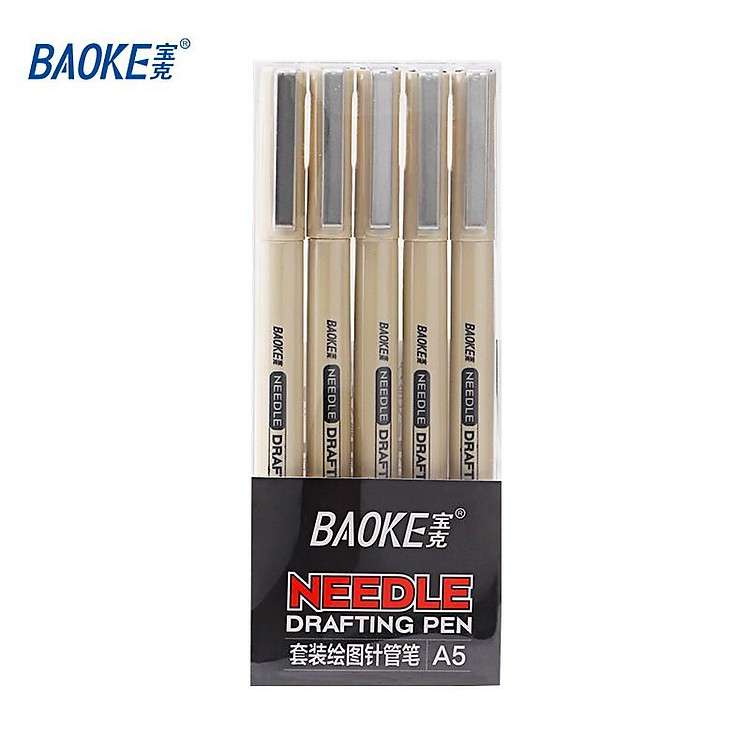 Bộ Bút Chì Vẽ Mỹ Thuật BAOKE (5 cây) - Ảnh 2
