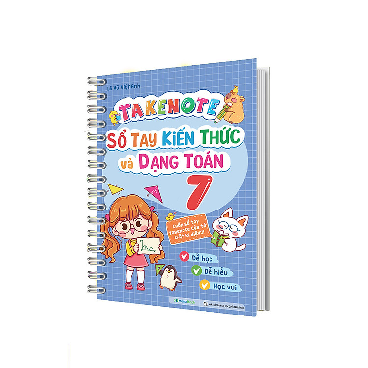Takenote Sổ tay kiến thức và dạng toán 7