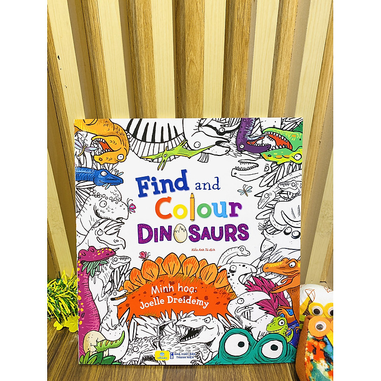 Tô Màu Find and Colour - Dinosaurs - Ảnh 3