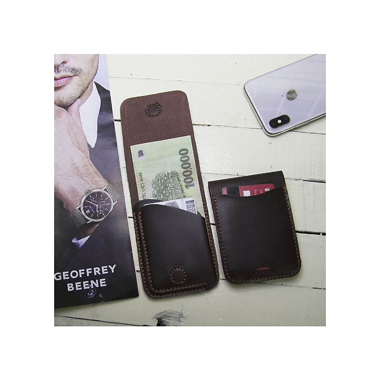 Ví Sen/Ví Nam/Bóp Nam Mini da bò thế hệ mới có ngăn sau chứa thẻ ERD22