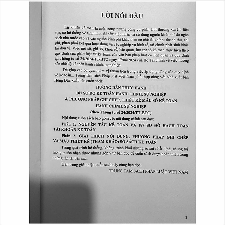 Hướng Dẫn Thực Hành 187 Sơ Đồ Kế Toán Hành Chính Sự Nghiệp theo Thông tư số 24/2024/TT-BTC (V2473T) - Ảnh 3