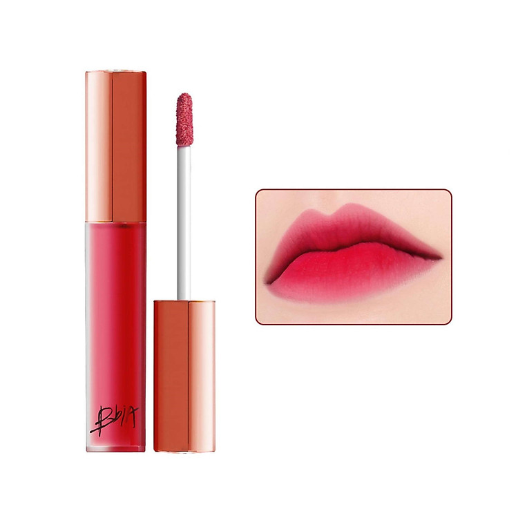 Son kem lì Bbia Last Velvet Lip Tint - 19 More Dazzling 5g (Màu đỏ ánh hồng cánh sen)
