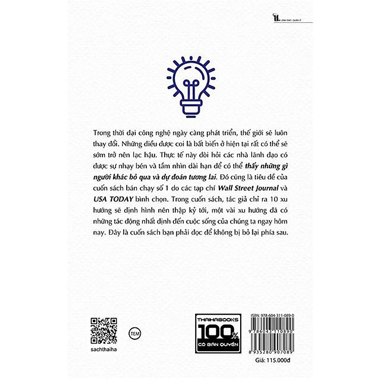 Thấy Những Gì Người Khác Bỏ Qua Và Dự Đoán Tương Lai - Ảnh 2