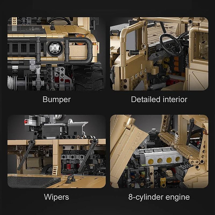 Đồ Chơi Lắp Ráp Xe Địa Hình CADA Chính hãng Giá tốt - Hình ảnh 4