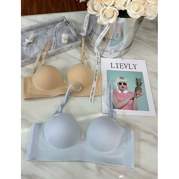 Áo Lót 2946 Đúc Su Không Gọng Mút Dày Lưng Chữ U
