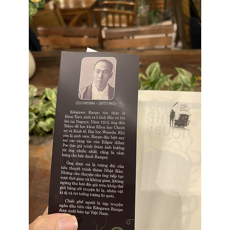 CHIẾC GHẾ NGƯỜI - EDOGAWA RANPO - Ảnh 7