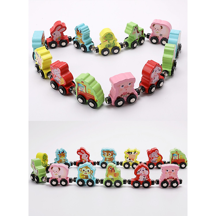 Đồ Chơi Gỗ Đoàn Tàu Lắp Ráp Cho Bé Chính hãng Tiết kiệm - Hình ảnh 5