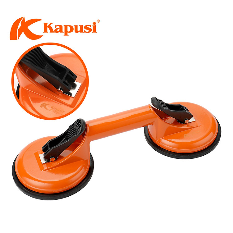 Hít Kính, Hút Gạch Cầm Tay 2 chạc 3 chạc KAPUSI Nhật Bản, Nhấc gạch Kết Cấu Thân Chịu Lực Cao