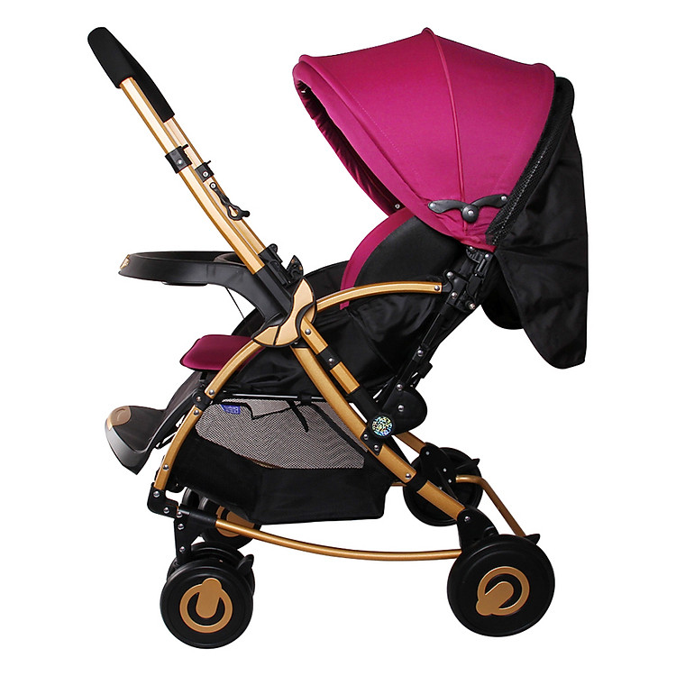 Xe Đẩy Trẻ Em Baobaohao C3 - Hồng Tím Chính hãng Giá rẻ - Hình ảnh 5