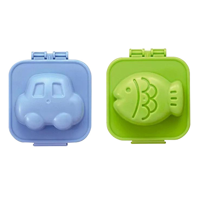 Khuôn Tạo Hình Cơm, Trứng Hình Cá Và Ô Tô - Nội Địa Nhật Bản