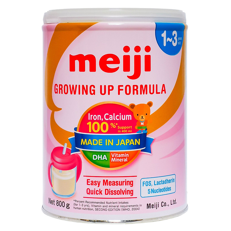 Sữa Meiji Growing Up 800g cho trẻ 1-3 tuổi Chất lượng Giá tốt - Hình ảnh 4